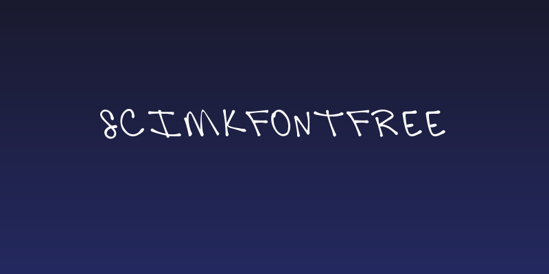 SCIMKfontfree Social Header