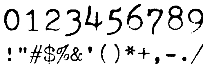 SCM Galaxie XII Font OTHER CHARS