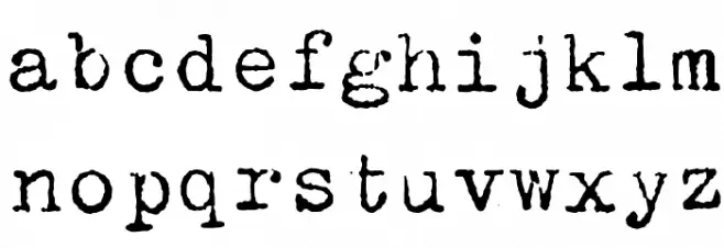 SCM Zephyr Deluxe Шрифта строчной