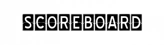 SCOREBOARD  baixar fontes gratis