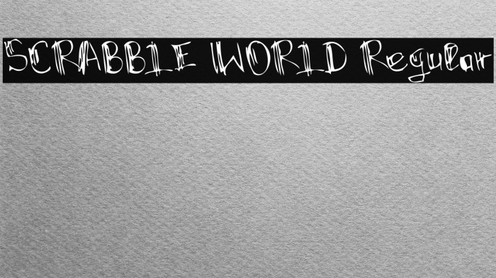 SCRABBLE WORLD Regular Example 1