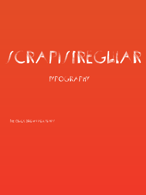 SCRAPIST-Regular Poster