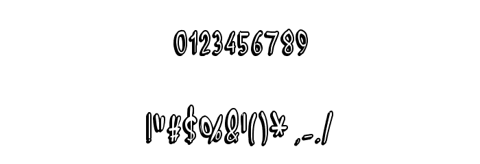SCREAM IN PAIN Font OTHER CHARS
