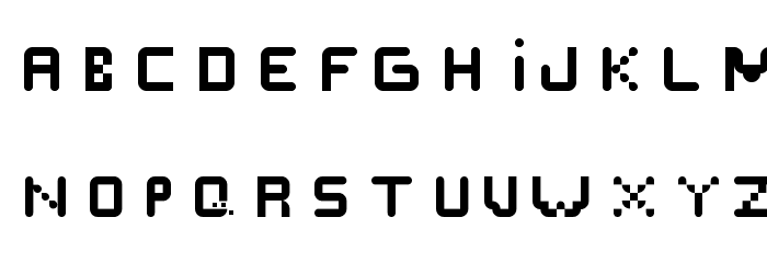 SCREPT Regular Font LOWERCASE