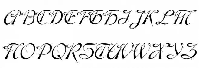 SCRIPT 9 Шрифта ВЕРХНИЙ