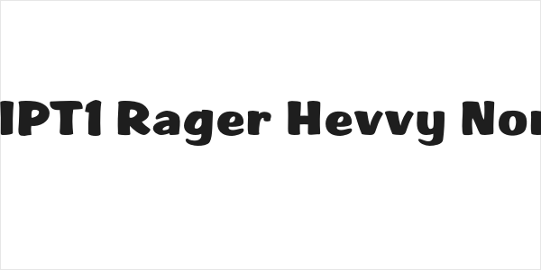 SCRIPT1 Rager Hevvy Normal Logo
