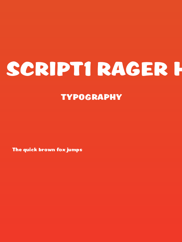 SCRIPT1 Rager Hevvy Normal Poster