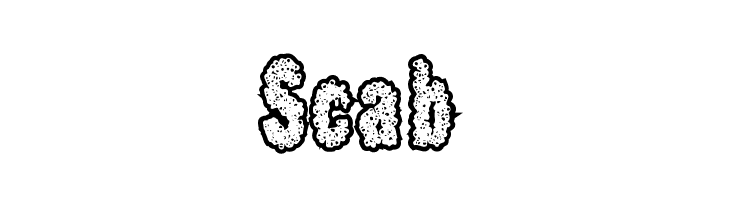 Scab フォント