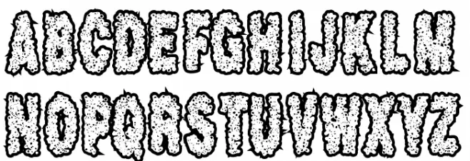 Scab Schriftart Groß