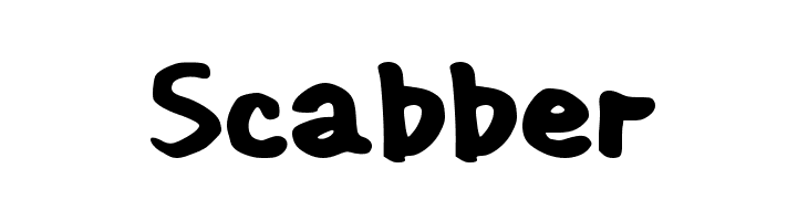 Scabber  baixar fontes gratis