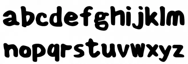 Scabber Шрифта строчной