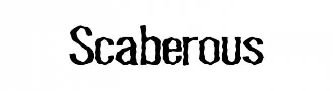 Scaberous  Frei Schriftart Herunterladen