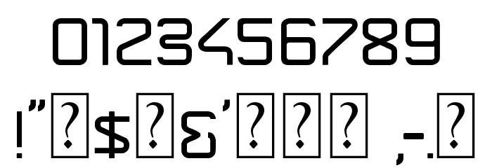 Scable Font OTHER CHARS