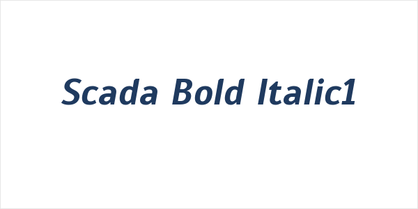 Scada Bold Italic1 Logo