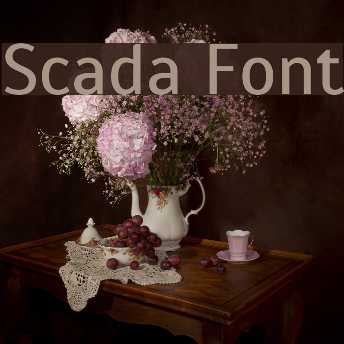 Scada Font examples