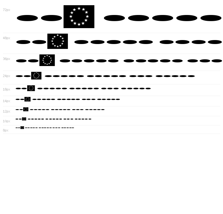 ScalaSans-Euro Waterfall
