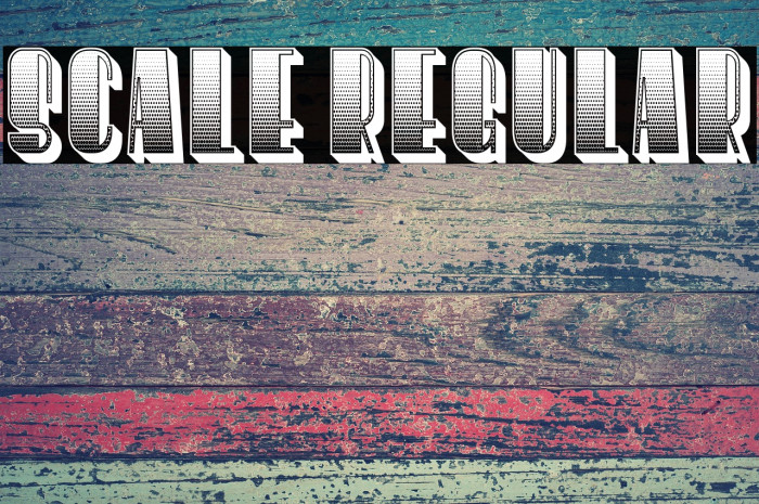 Scale Regular Example 1