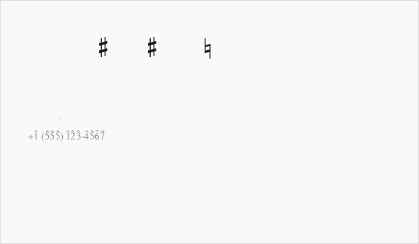 ScaleDegrees [Times]  Roman Business Card