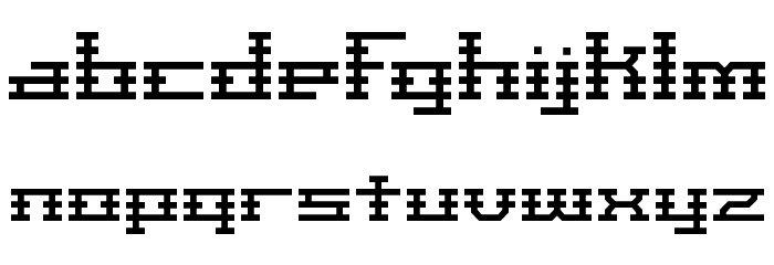 Scalelines BRK Font LOWERCASE