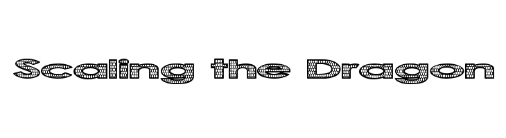 Scaling the Dragon  Descarca Fonturi Gratis