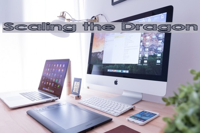 Scaling the Dragon Font examples