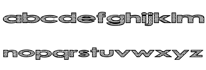 Scaling the Dragon Font LOWERCASE