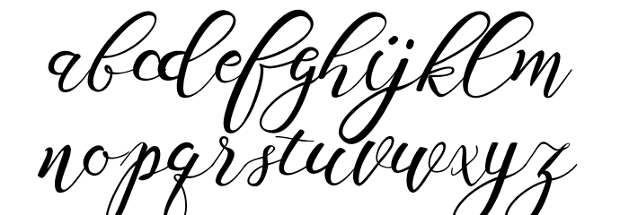 Scallion Font LOWERCASE
