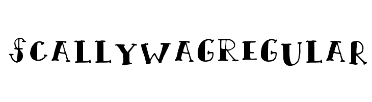 Scallywag Regular  フリーフォントのダウンロード