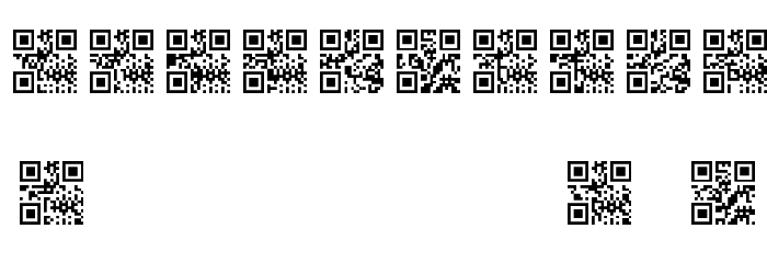 Scan me QR Font OTHER CHARS