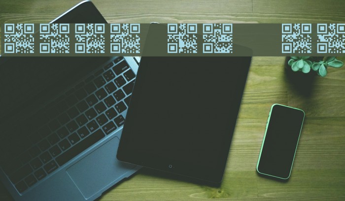 Scan me QR Font examples