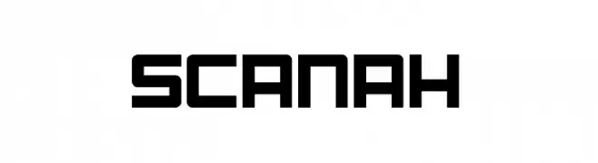 Scanah  Frei Schriftart Herunterladen