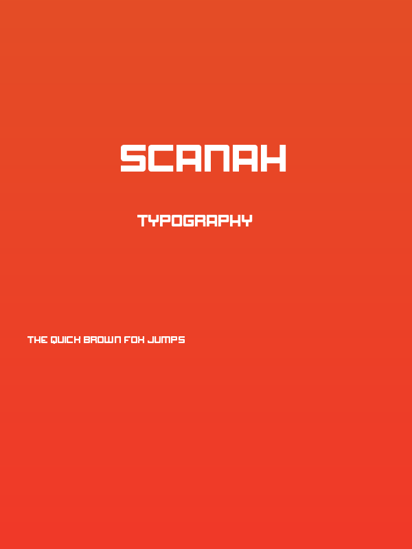 Scanah Poster