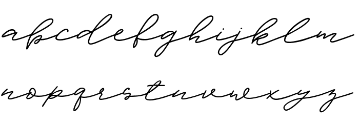 ScandiloverScript Font LOWERCASE