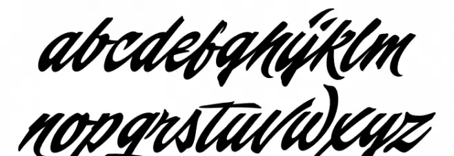 Scandinavia Brush PERSONAL Regular 字体 小写