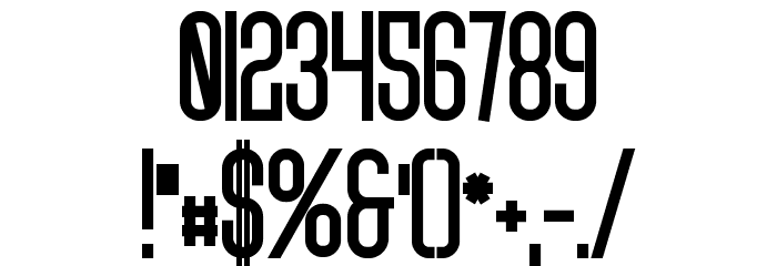 Scantype Black PERSONAL USE Font OTHER CHARS