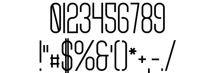 Scantype PERSONAL USE Font OTHER CHARS