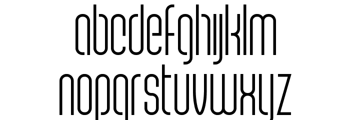 Scantype PERSONAL USE Font LOWERCASE