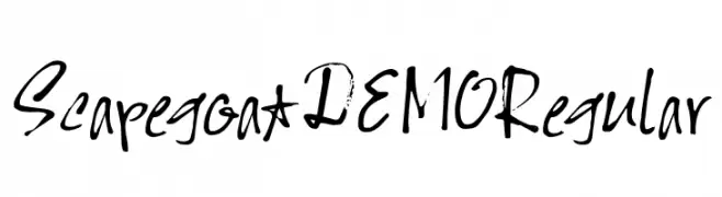 Scapegoat DEMO Regular  免费字体下载