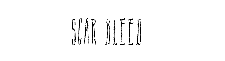 Scar Bleed  font caratteri gratis