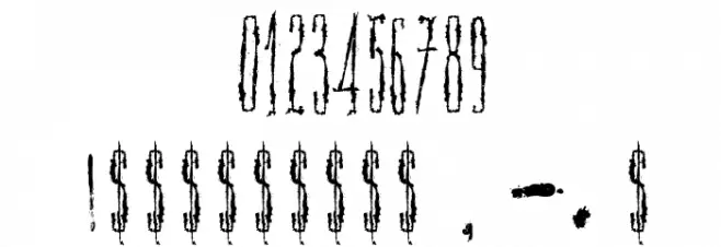 Scar Bleed Font OTHER CHARS