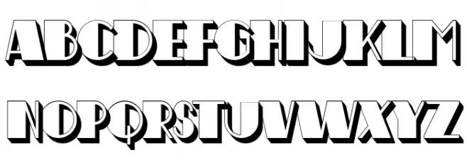 Scar Race Regular Schriftart Groß