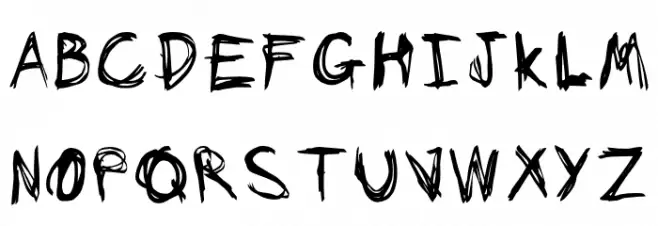 Scar-Regular Font Litere mari