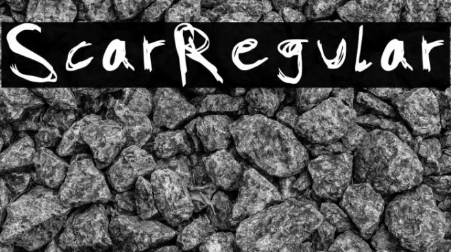 Scar-Regular Шрифта examples