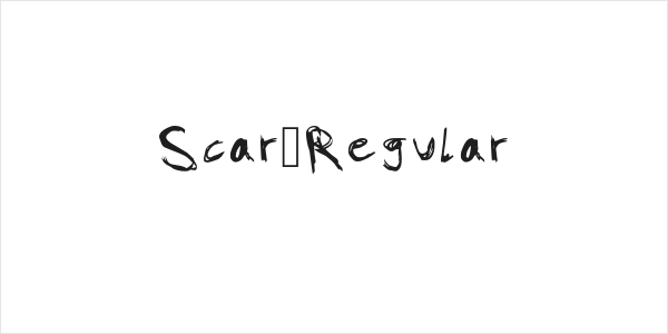 Scar-Regular Logo