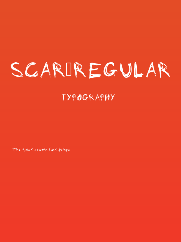 Scar-Regular Poster