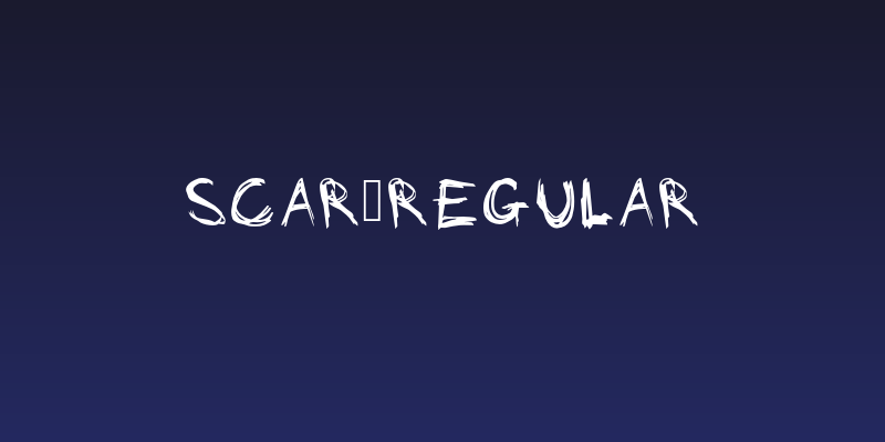 Scar-Regular Social Header