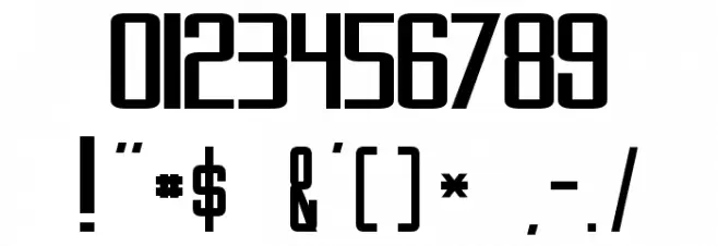 Scara Conquers the Universe Font OTHER CHARS