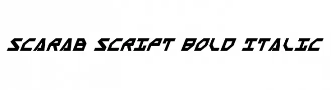 Scarab Script Bold Italic  baixar fontes gratis