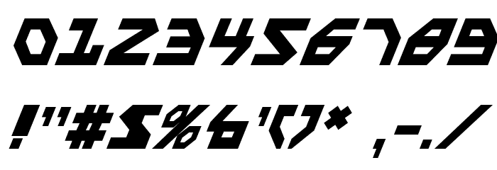 Scarab Script Bold Italic Font OTHER CHARS