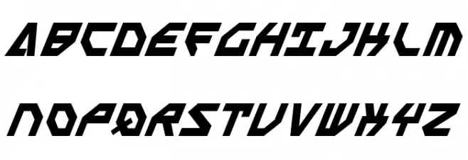 Scarab Script Bold Italic फ़ॉन्ट अपरकेस
